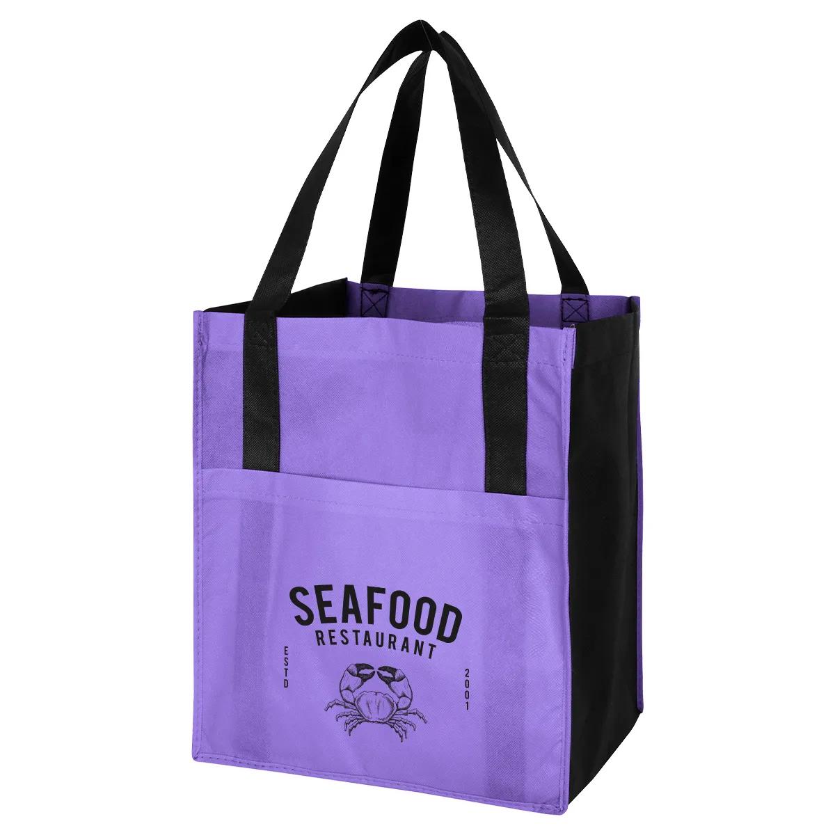 Non-Woven Shopper's Pocket Tote Bag 3 of 6