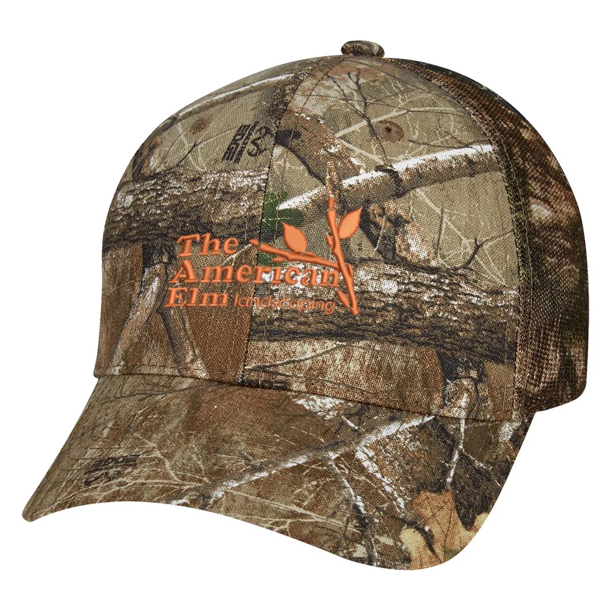 Realtree® And Mossy Oak® Hunter's Retreat Mesh Back Camouflage Cap 2 of 2