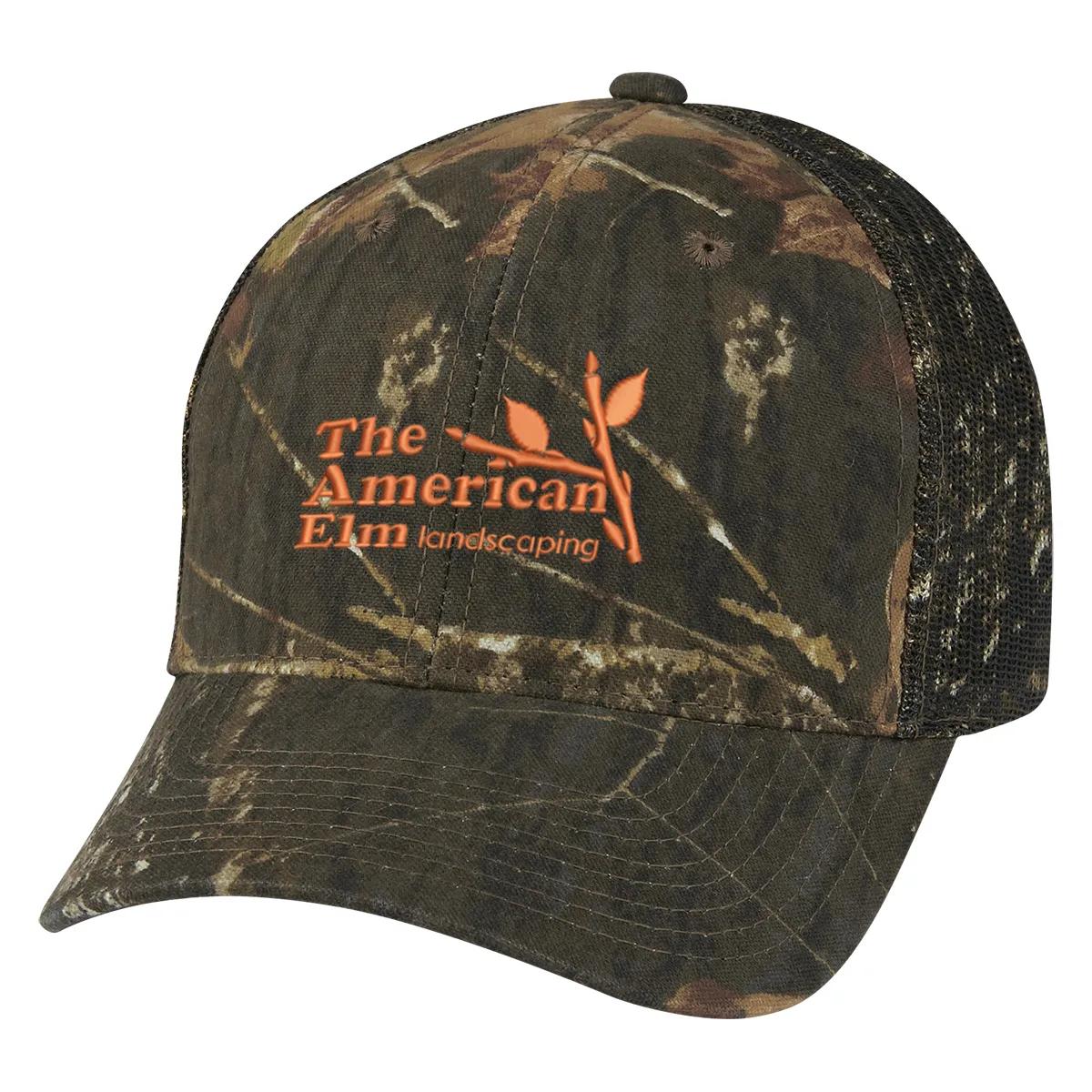 Realtree® And Mossy Oak® Hunter's Retreat Mesh Back Camouflage Cap 1 of 2