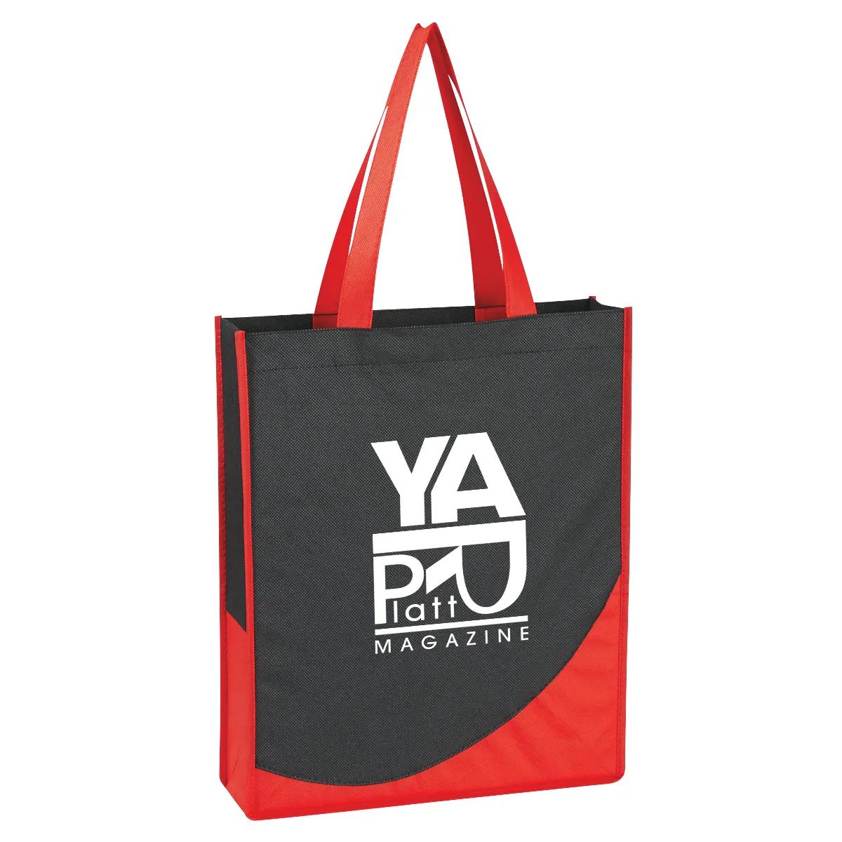 Non-Woven Tote Bag With Accent Trim 4 of 5
