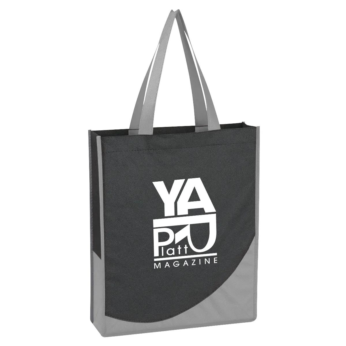 Non-Woven Tote Bag With Accent Trim 1 of 5