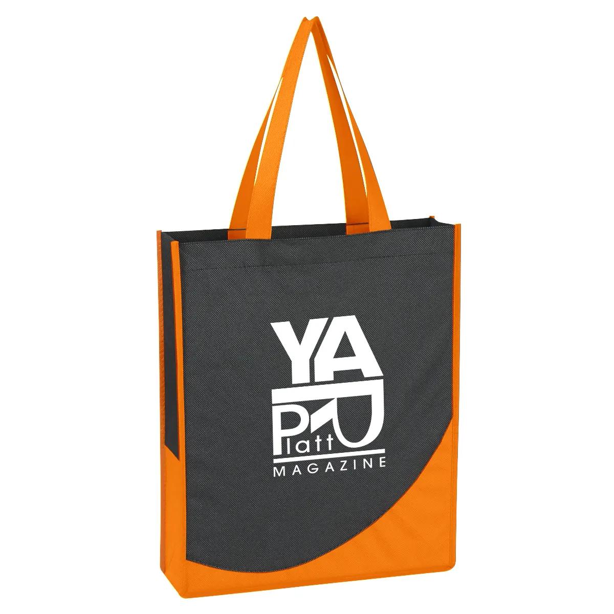 Non-Woven Tote Bag With Accent Trim 3 of 5