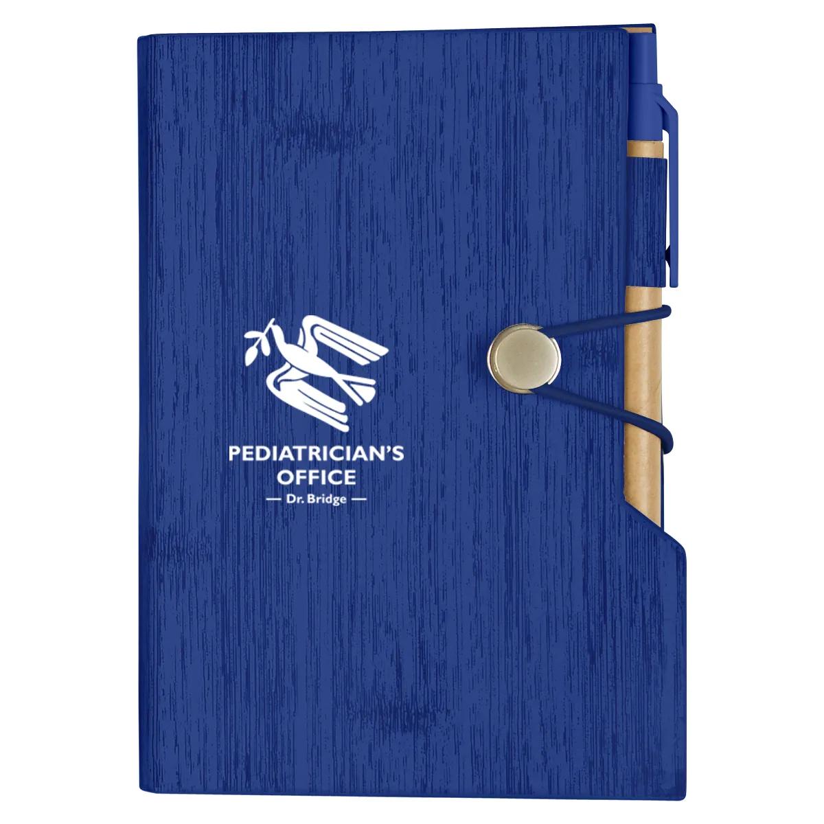 Woodgrain Look Notebook With Sticky Notes And Flags 4 of 4