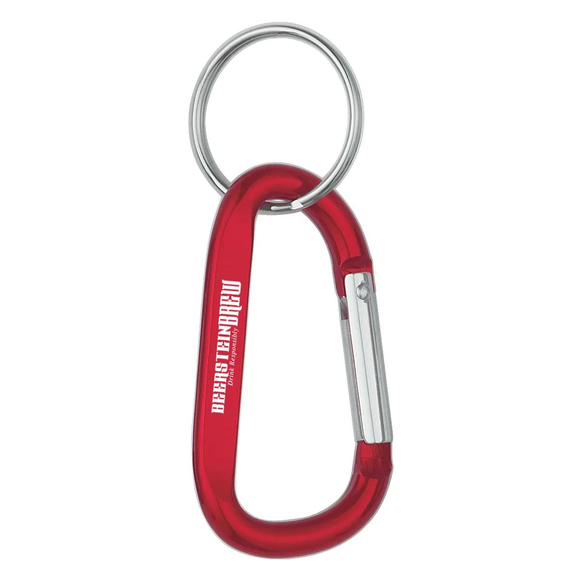 6mm Carabiner With Split Ring 2 of 4