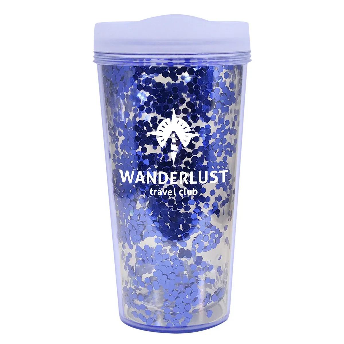 17 Oz. Glamour Glitter Tumbler 1 of 4