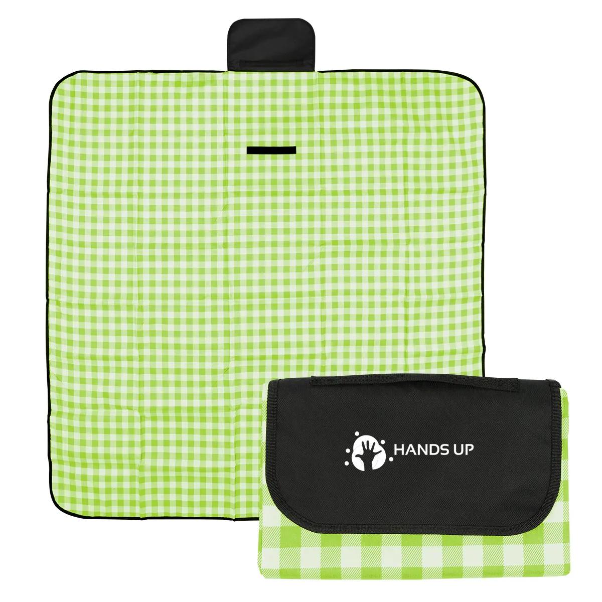 Gingham Roll-Up Picnic Blanket 4 of 4