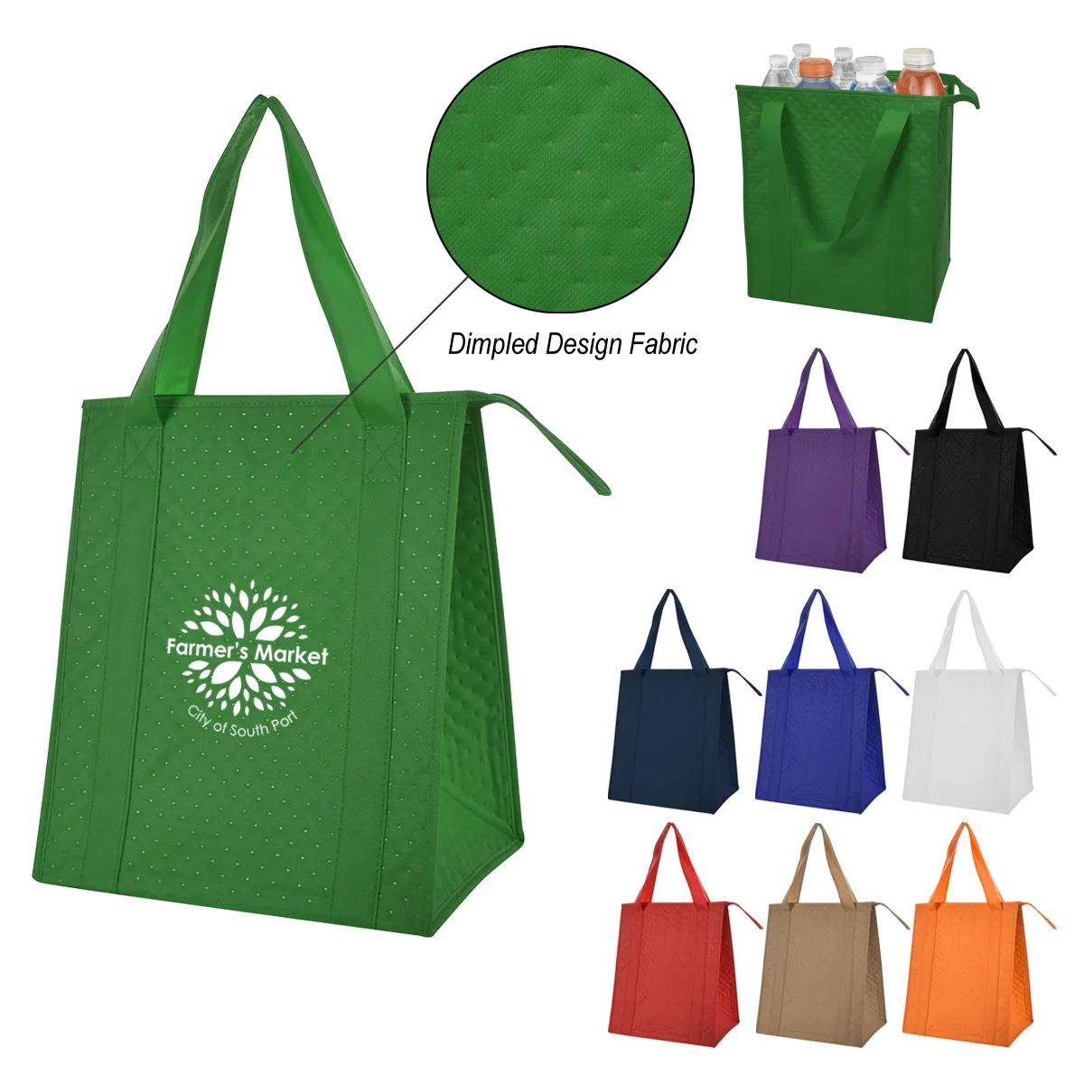 Dimples Non-Woven Cooler Tote Bag 9 of 9