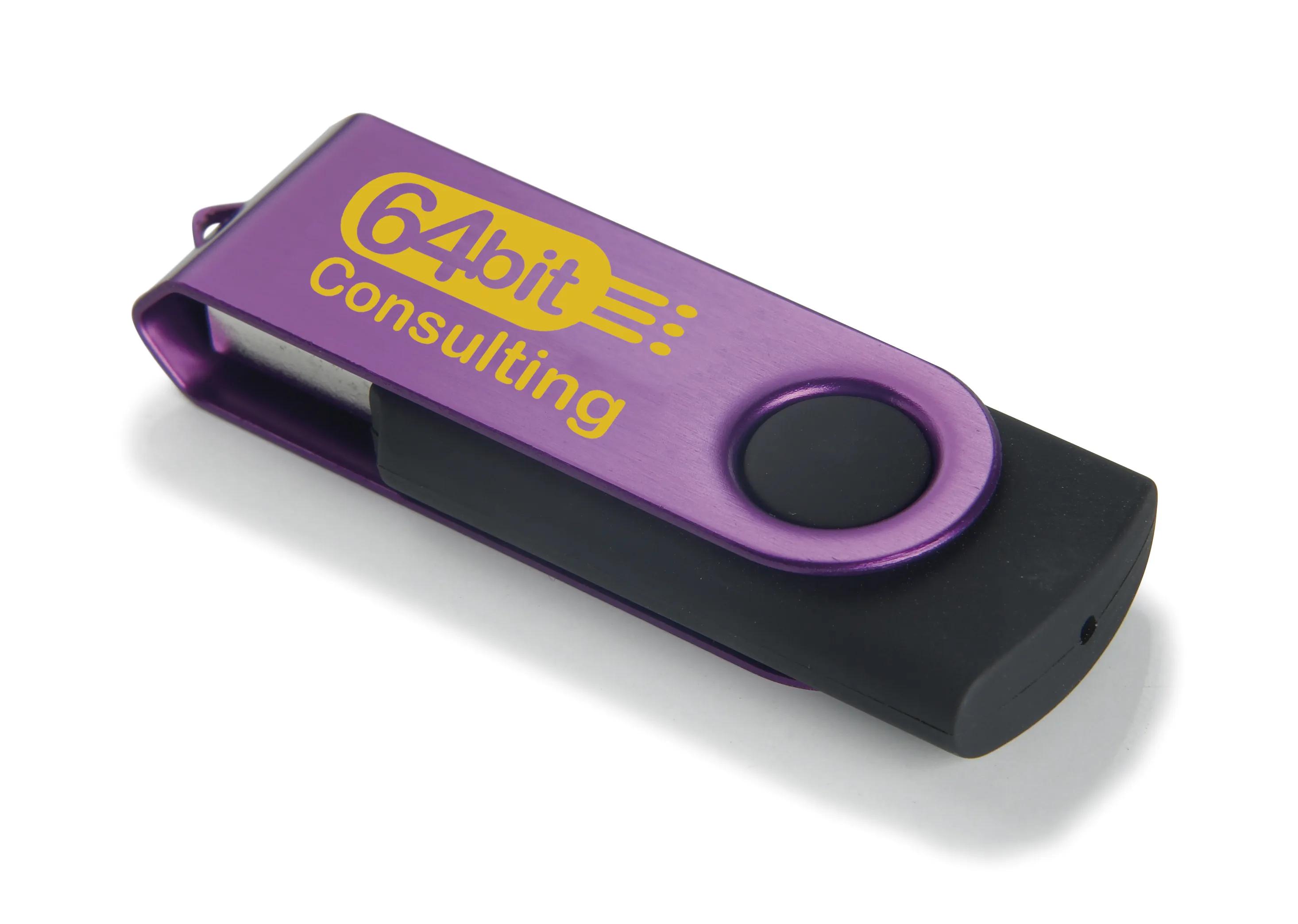Universal Source® 8 GB Color Accent Folding USB 2.0 Flash Drive 12 of 18