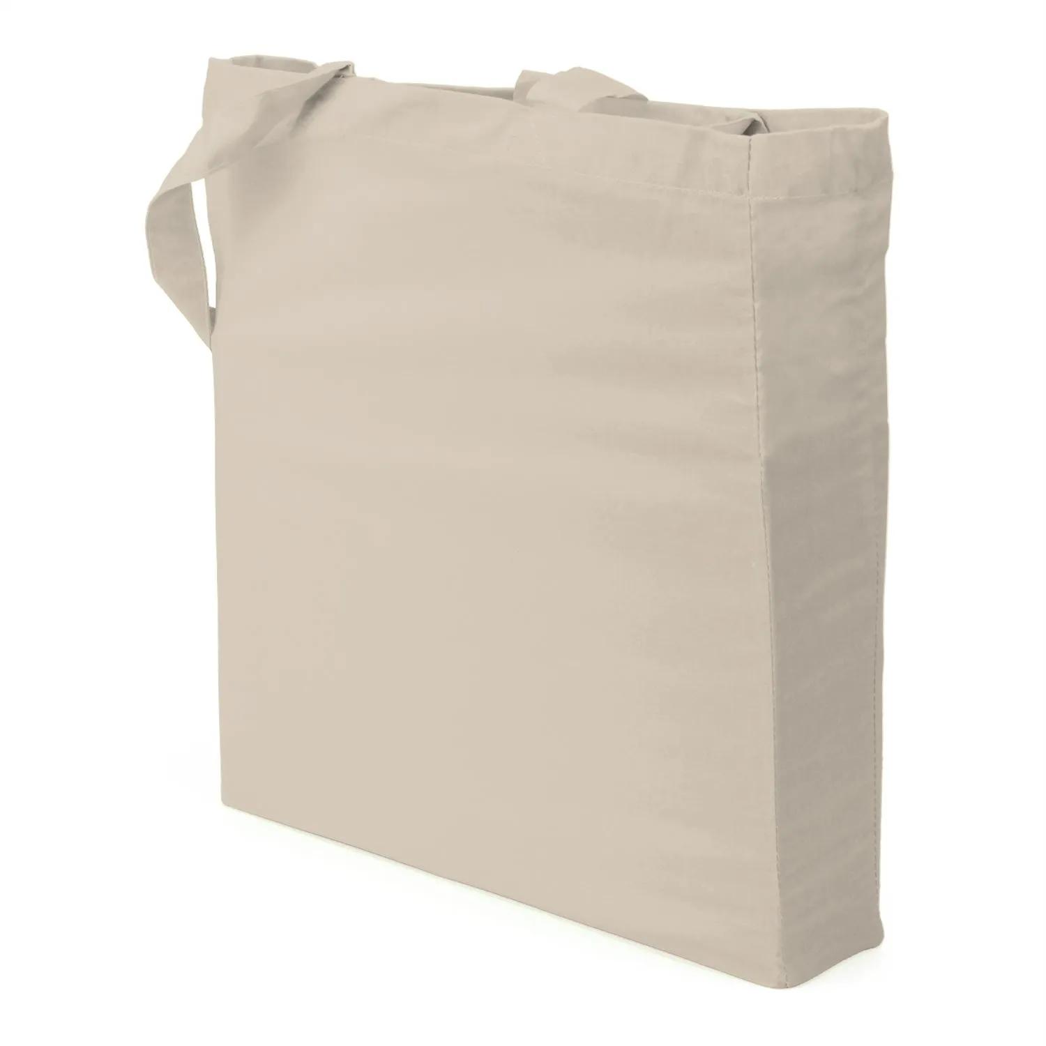 Natural Gusseted Economy Tote 3 of 4
