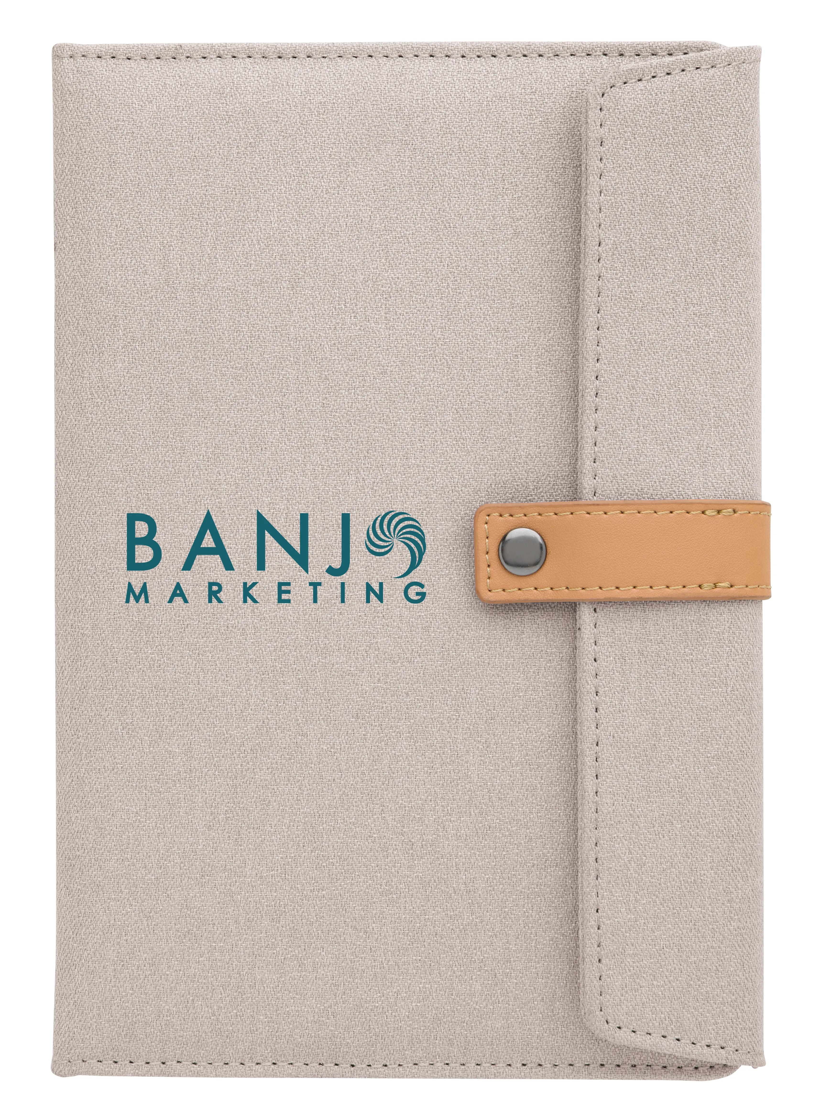 Good Value™ Two-Tone Journal with Leather Closure