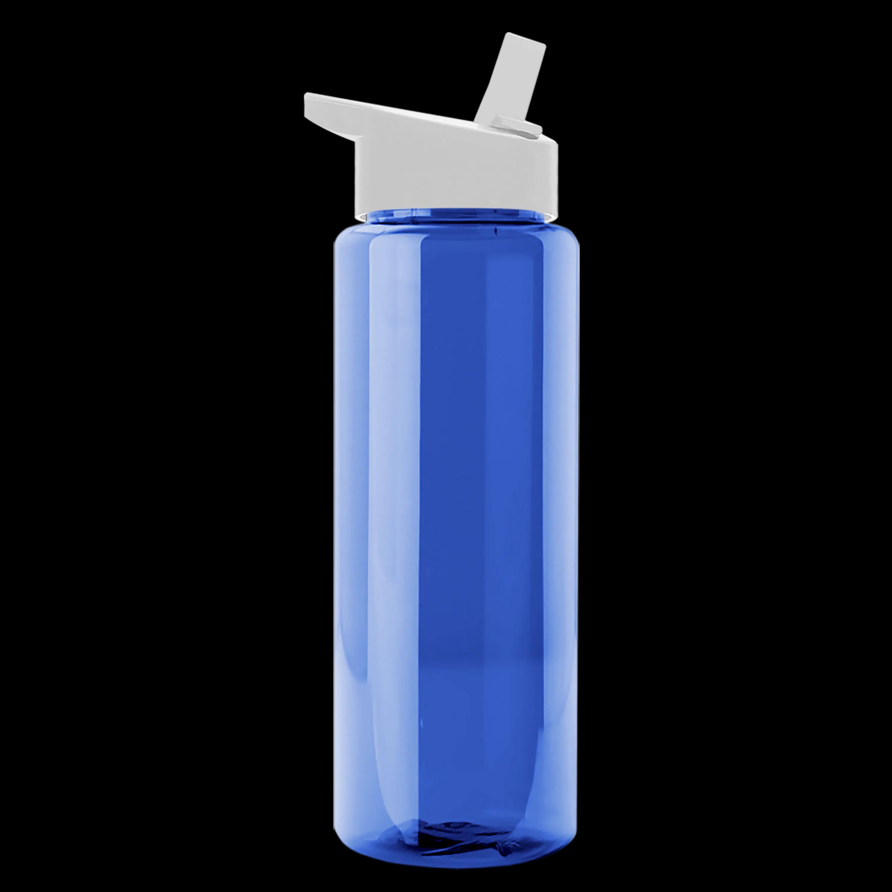 Garyline® Slim Fit RPET Bottle with Flip-Straw Lid - 32 oz.